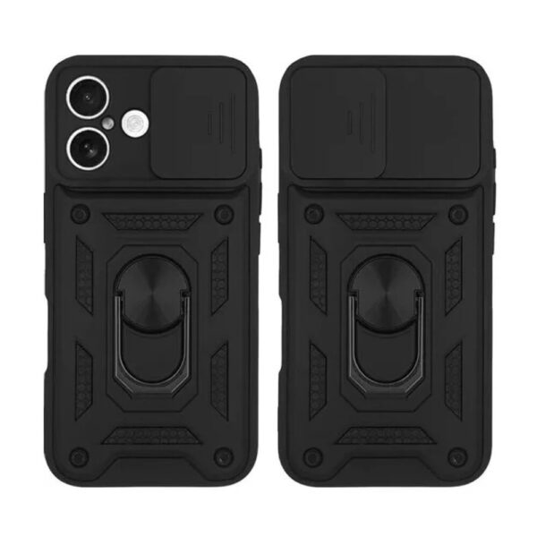 Forcell iPhone 16 Hybrid Armor Θήκη Σκληρή - Black Forcell iPhone 16 Hybrid Armor Θήκη Σκληρή - Black