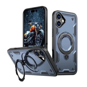 Forcell iPhone 16 MagSafe Θήκη Σκληρή - Navy Blue