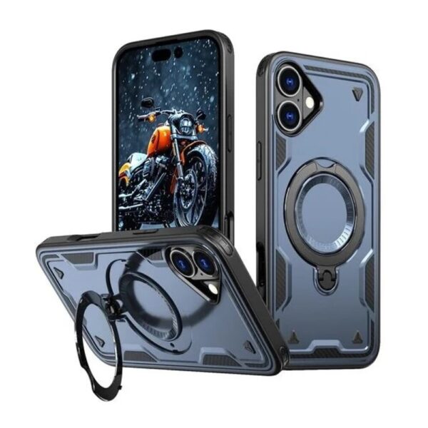 Forcell iPhone 16 MagSafe Θήκη Σκληρή - Navy Blue