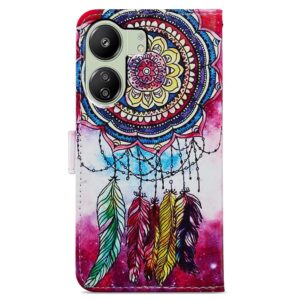 Tel1 Xiaomi Poco C65 / Xiaomi Redmi 13C 4G / 5G Painted Pattern Θήκη Βιβλίο με Σχέδιο