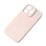 Forcell iPhone 15 Pro Max MagSafe Θήκη Σιλικόνης - Pink