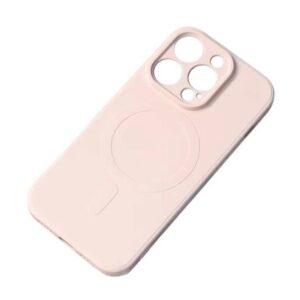 Forcell iPhone 15 Pro Max MagSafe Θήκη Σιλικόνης - Pink