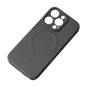 Forcell iPhone 15 Pro Max MagSafe Θήκη Σιλικόνης - Black