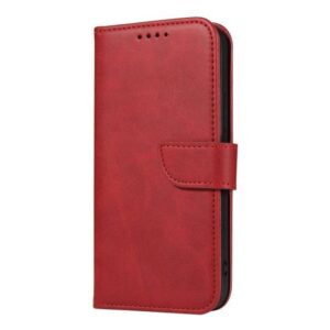 Tel1 iPhone 15 Pro Max Elegant Θήκη Βιβλίο - Red
