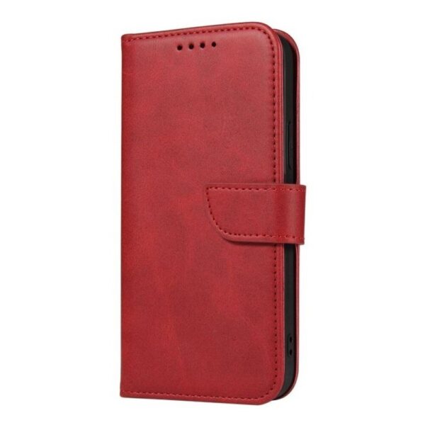 Tel1 iPhone 15 Pro Max Elegant Θήκη Βιβλίο - Red