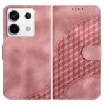 Tel1 Xiaomi Redmi Note 13 Pro 5G Embossed Θήκη Βιβλίο - Pink