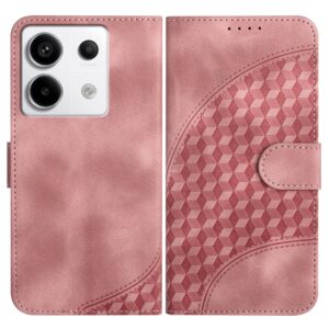 Tel1 Xiaomi Redmi Note 13 Pro 5G Embossed Θήκη Βιβλίο - Pink