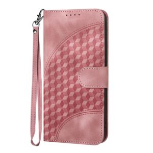 Tel1 Xiaomi Redmi Note 13 Pro 5G Embossed Θήκη Βιβλίο - Pink