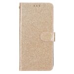 Tel1 Xiaomi Poco C65 / Xiaomi Redmi 13C 4G Glitter Powder Filp Θήκη Βιβλίο - Gold