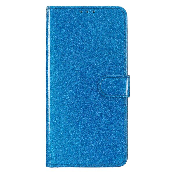 Tel1 Xiaomi Poco C65 / Xiaomi Redmi 13C 4G Glitter Powder Filp Θήκη Βιβλίο - Blue