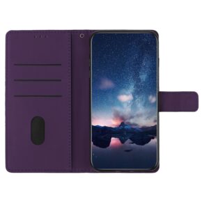 Tel1 Xiaomi Poco C65 / Xiaomi Redmi 13C 4G / 5G Diamond Embossed Skin Feel Θήκη Βιβλίο - Purple