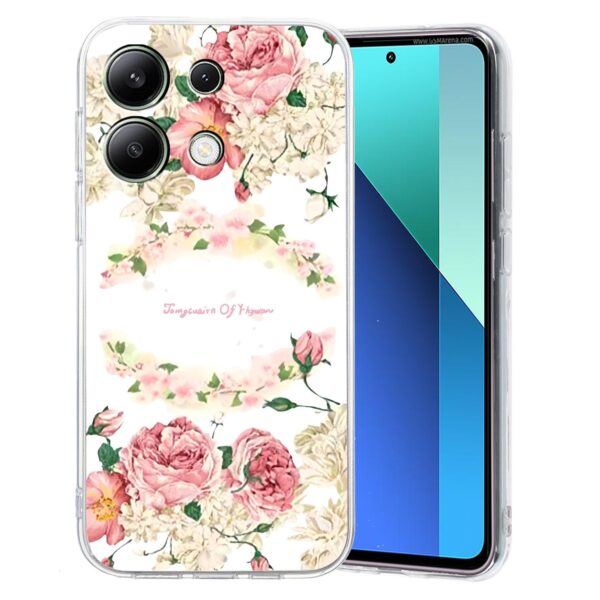 Forcell Xiaomi Redmi Note 13 Pro 5G Θήκη Σιλικόνης Διάφανη με Σχέδιο