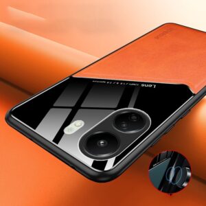 Forcell Xiaomi Poco C65 / Xiaomi Redmi 13C 4G All-inclusive Leather + Organic Glass Θήκη Σκληρή - Red