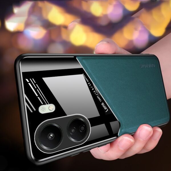 Forcell Xiaomi Poco C65 / Xiaomi Redmi 13C 4G All-inclusive Leather + Organic Glass Θήκη Σκληρή - Red