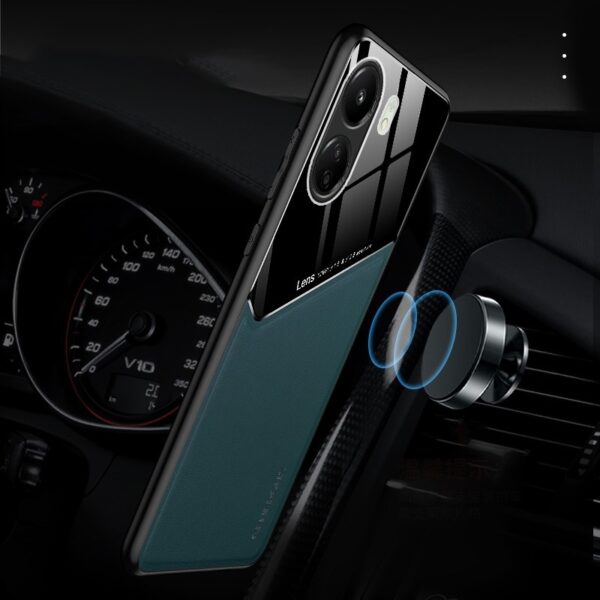 Forcell Xiaomi Poco C65 / Xiaomi Redmi 13C 4G All-inclusive Leather + Organic Glass Θήκη Σκληρή - Red