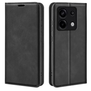 Tel1 Xiaomi Redmi Note 13 Pro 5G Retro-skin Magnetic Suction Θήκη Βιβλίο - Black