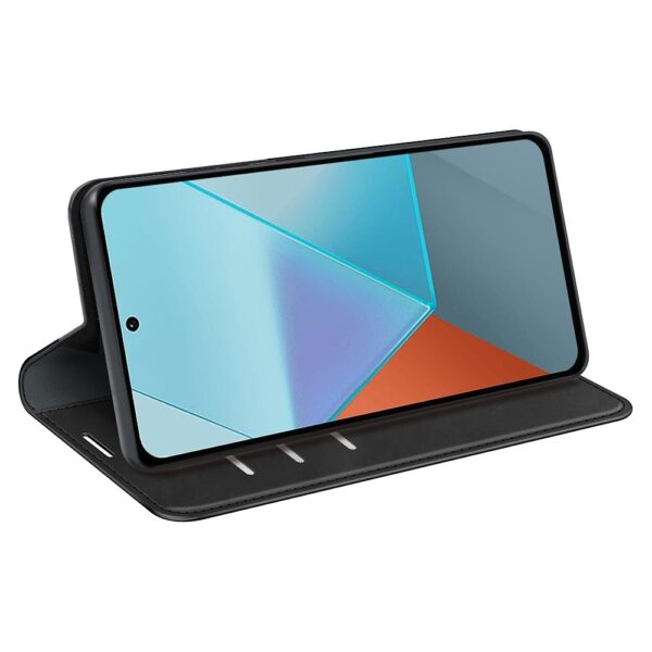 Tel1 Xiaomi Redmi Note 13 Pro 5G Retro-skin Magnetic Suction Θήκη Βιβλίο - Black