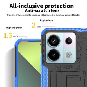 Forcell Xiaomi Redmi Note 13 Pro 5G/ Poco X6 5G Tire Texture Holder Θήκη Σκληρή - Black