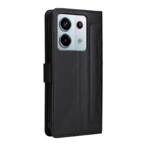 Tel1 Xiaomi Redmi Note 13 Pro 5G Diamond Lattice Wallet Θήκη Βιβλίο - Black