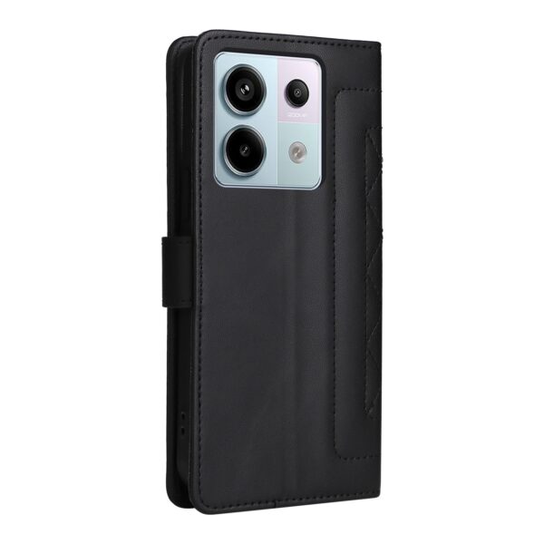 Tel1 Xiaomi Redmi Note 13 Pro 5G Diamond Lattice Wallet Θήκη Βιβλίο - Black