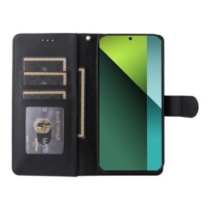 Tel1 Xiaomi Redmi Note 13 Pro 5G Diamond Lattice Wallet Θήκη Βιβλίο - Black