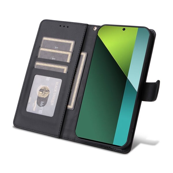 Tel1 Xiaomi Redmi Note 13 Pro 5G Diamond Lattice Wallet Θήκη Βιβλίο - Black