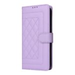 Tel1 Xiaomi Redmi Note 13 Pro 5G Diamond Lattice Leather Wallet Θήκη Βιβλίο - Purple