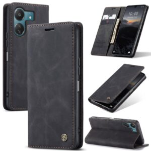 CaseMe 013 Xiaomi Poco C65/ Xiaomi Redmi 13C 4G/ 5G Multifunctional Horizontal Flip Θήκη Βιβλίο - Black