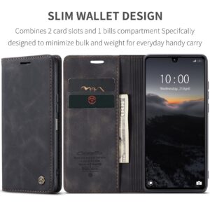 CaseMe 013 Xiaomi Poco C65/ Xiaomi Redmi 13C 4G/ 5G Multifunctional Horizontal Flip Θήκη Βιβλίο - Black