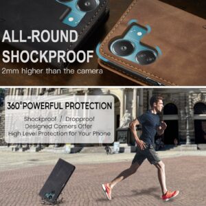 CaseMe 013 Xiaomi Poco C65/ Xiaomi Redmi 13C 4G/ 5G Multifunctional Horizontal Flip Θήκη Βιβλίο - Black