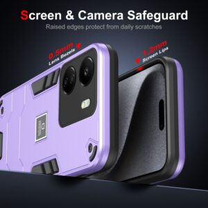 Forcell Xiaomi Poco C65/ Xiaomi Redmi 13C 4G / 5G Armor Shockproof Θήκη Σκληρή - Purple