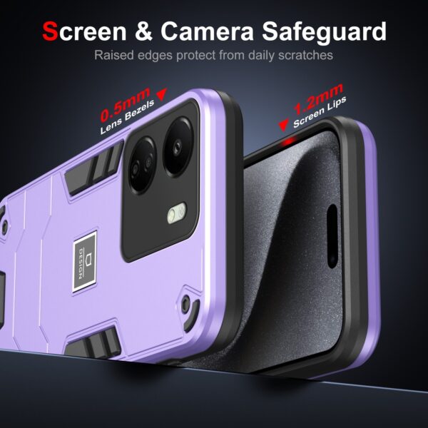 Forcell Xiaomi Poco C65/ Xiaomi Redmi 13C 4G / 5G Armor Shockproof Θήκη Σκληρή - Purple