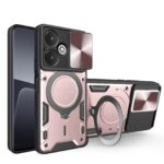 Forcell Xiaomi Redmi 13C 5G Camshield Holder Θήκη Σκληρή - Pink