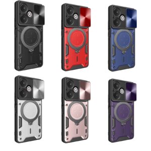 Forcell Xiaomi Redmi 13C 5G Camshield Holder Θήκη Σκληρή - Blue