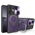 Forcell Xiaomi Redmi 13C 5G Camshield Holder Θήκη Σκληρή - Purple
