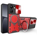 Forcell Xiaomi Poco C65/ Xiaomi Redmi 13C 4G Camshield Holder Θήκη Σκληρή - Red