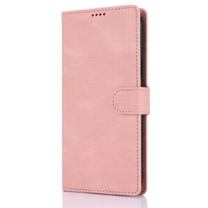 Tel1 Xiaomi Poco X6 Pro 5G Fantasy Skin-feel Calfskin Θήκη Βιβλίο - Pink
