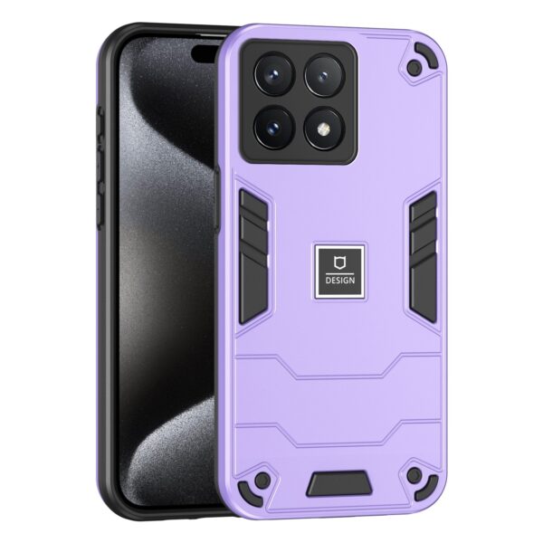 Forcell Xiaomi Poco X6 Pro 5G Armor Shockproof Θήκη Σκληρή - Purple