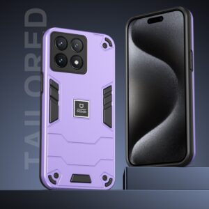 Forcell Xiaomi Poco X6 Pro 5G Armor Shockproof Θήκη Σκληρή - Purple