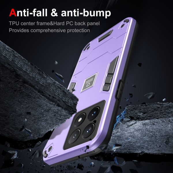 Forcell Xiaomi Poco X6 Pro 5G Armor Shockproof Θήκη Σκληρή - Purple
