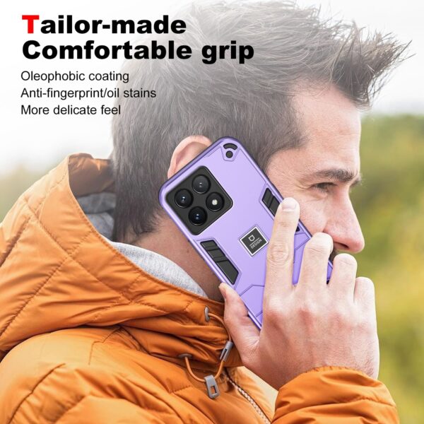 Forcell Xiaomi Poco X6 Pro 5G Armor Shockproof Θήκη Σκληρή - Purple