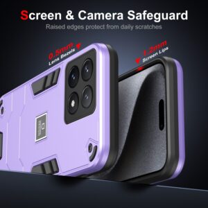 Forcell Xiaomi Poco X6 Pro 5G Armor Shockproof Θήκη Σκληρή - Purple