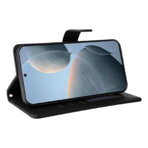 Tel1 Xiaomi Poco X6 Pro 5G Diamond Lattice Flip Θήκη Βιβλίο - Black