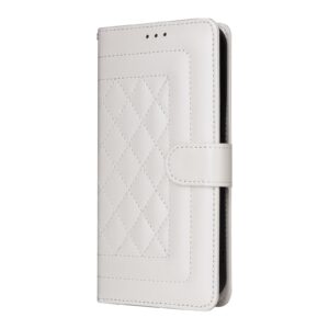 Tel1 Xiaomi Poco X6 Pro 5G Diamond Lattice Flip Θήκη Βιβλίο - White