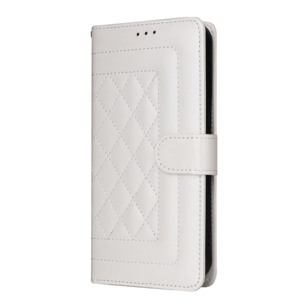 Tel1 Xiaomi Poco X6 Pro 5G Diamond Lattice Flip Θήκη Βιβλίο - White