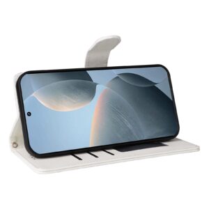Tel1 Xiaomi Poco X6 Pro 5G Diamond Lattice Flip Θήκη Βιβλίο - White