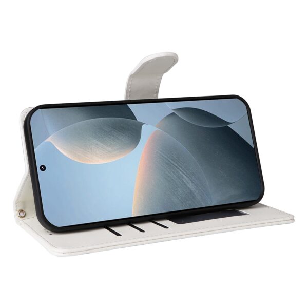 Tel1 Xiaomi Poco X6 Pro 5G Diamond Lattice Flip Θήκη Βιβλίο - White