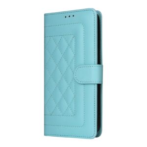Tel1 Xiaomi Poco X6 Pro 5G Diamond Lattice Flip Θήκη Βιβλίο - Mint Green
