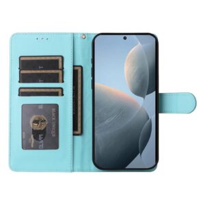 Tel1 Xiaomi Poco X6 Pro 5G Diamond Lattice Flip Θήκη Βιβλίο - Mint Green