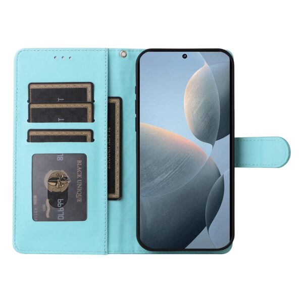 Tel1 Xiaomi Poco X6 Pro 5G Diamond Lattice Flip Θήκη Βιβλίο - Mint Green
